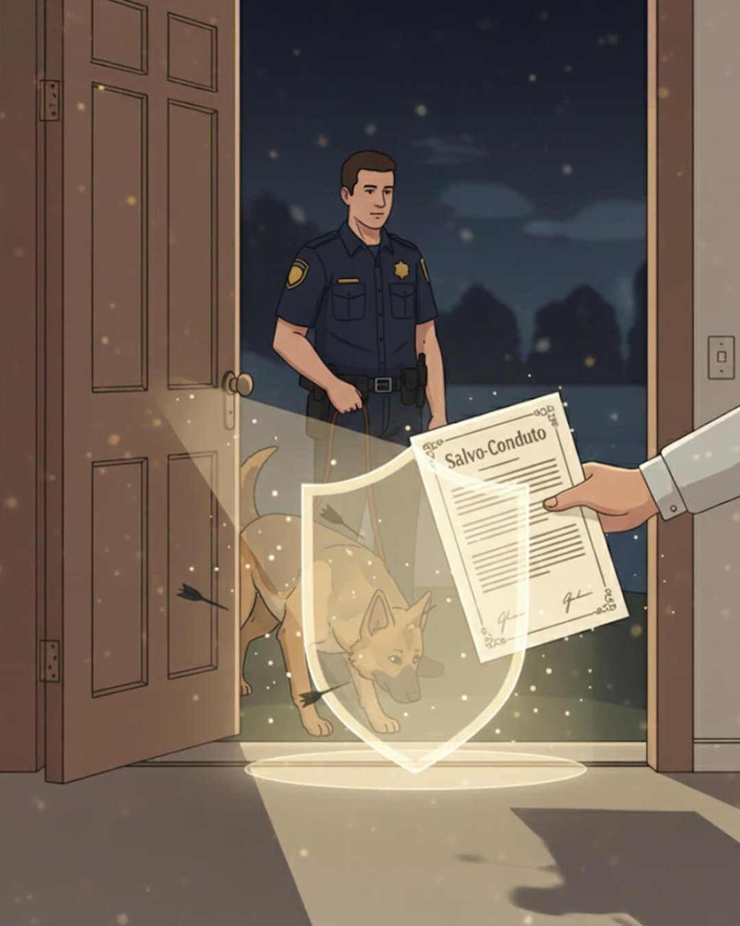 A Polícia Bateu na Porta. E Agora? Saiba Como Agir com o HC na Mão.