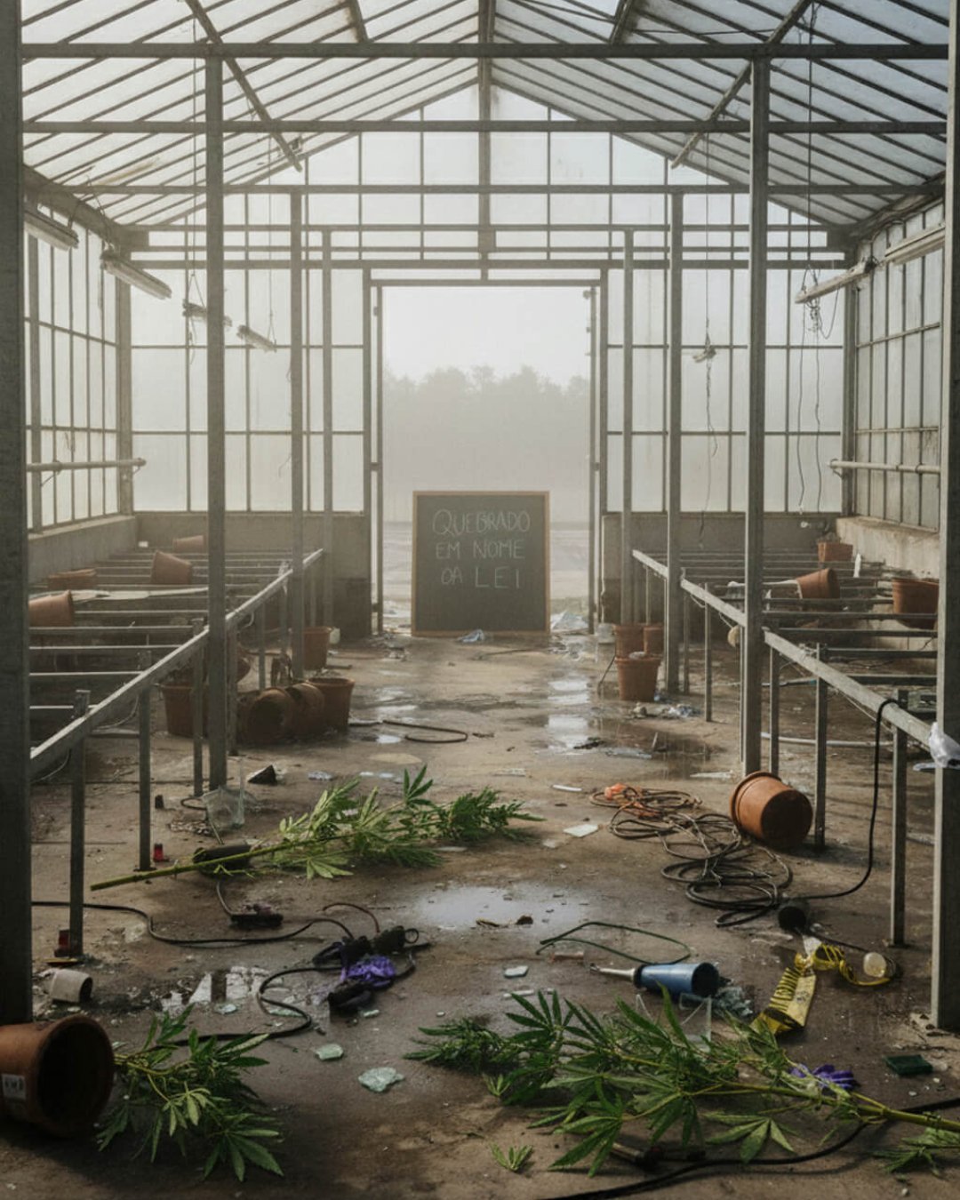 Operação da Polícia Civil destrói Produção de Cannabis Medicinal: 400 Pés e prejuízo de R$150 Mil
